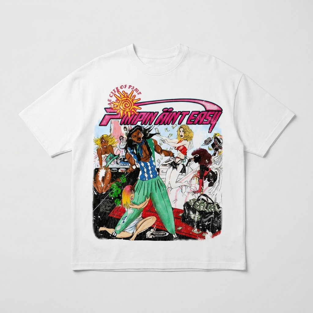 Pimpin Aint Easy Tee - product shot