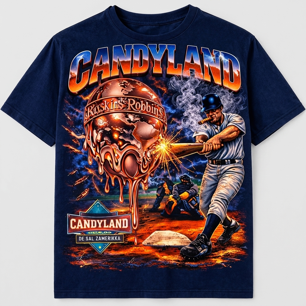 Candyland Grand Slam Tee - product shot