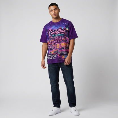 Candy Land of Zamerikka Tee - worn by model