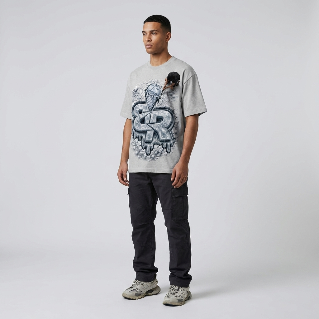 BR Frozen Diamond Tee - worn by model