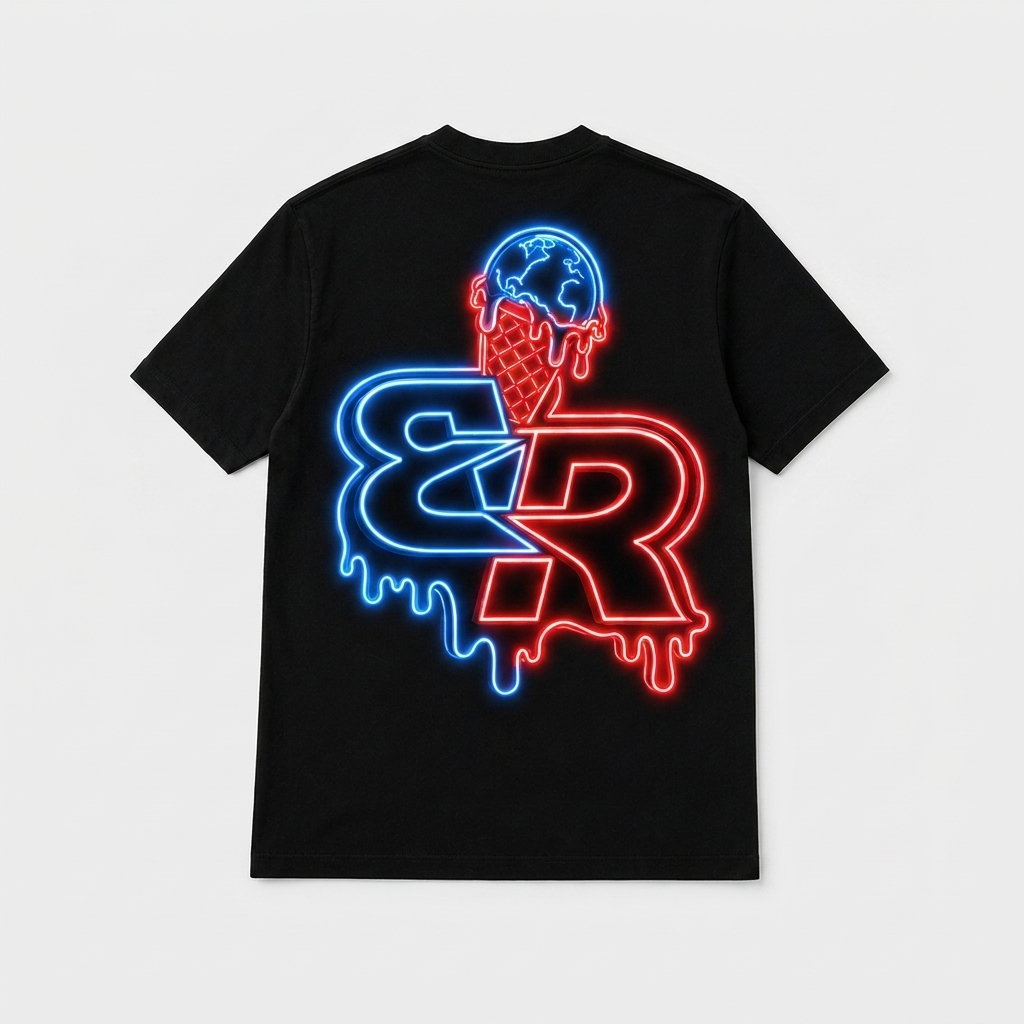 BR Neon Logo Tee - product shot