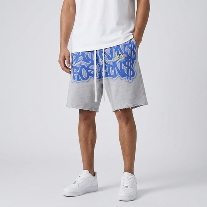 Baskins Robbins Graffiti Shorts - worn by model