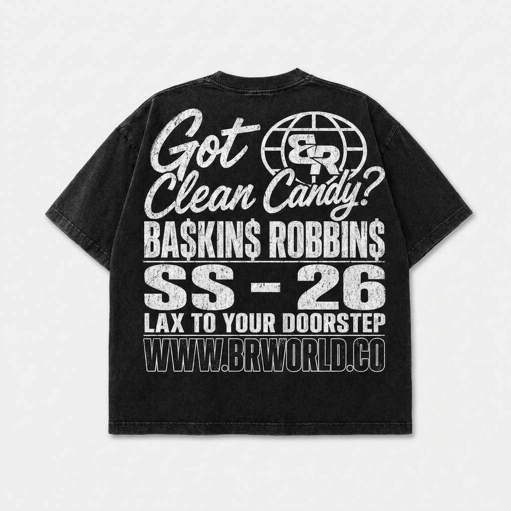 Got Clean Candy Tee - back design